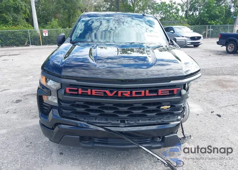 2023 Chevrolet Silverado 1500 2Wd Short Bed Custom z USA, uszkodzony, nr VIN 3GCPABEK6PG187526
